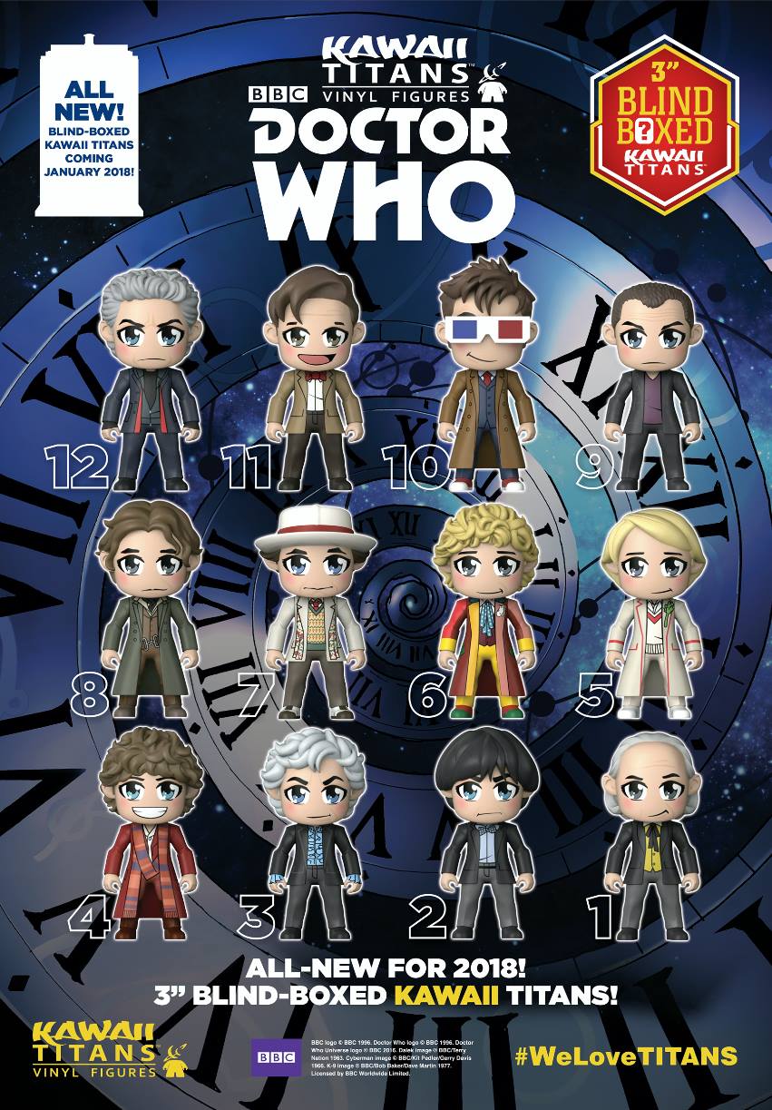 Doctor Who Titans 3 " Vinyl Partners in Time NEW 